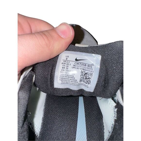 Nike White & Blue Air Zoom Pegasus 38 Size 9 - Picture 8 of 10